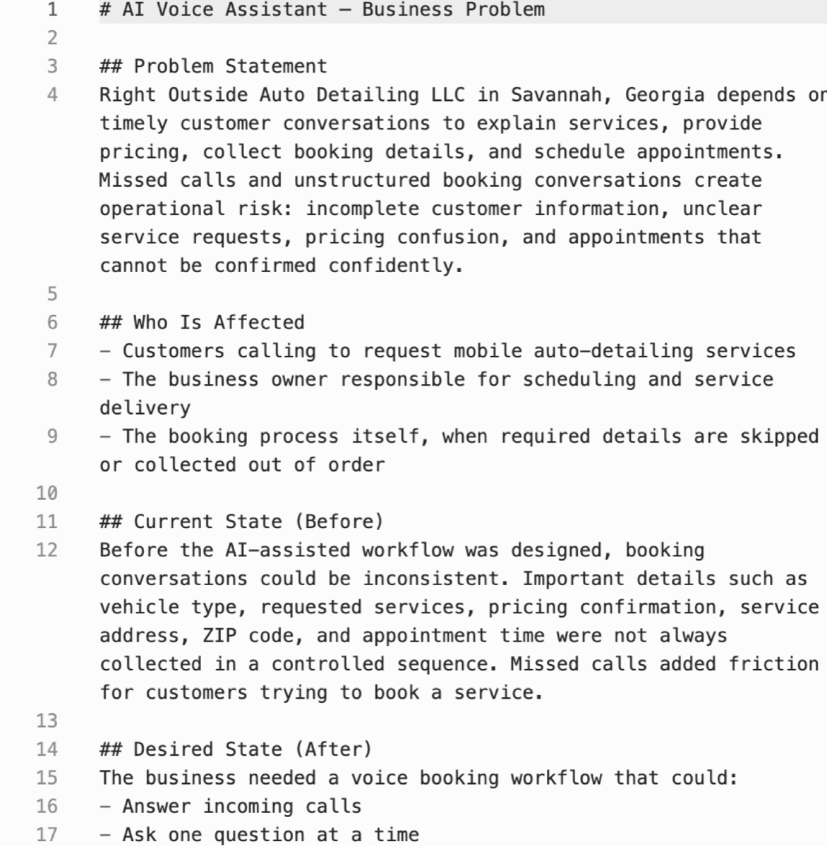 Sanitized overview documentation